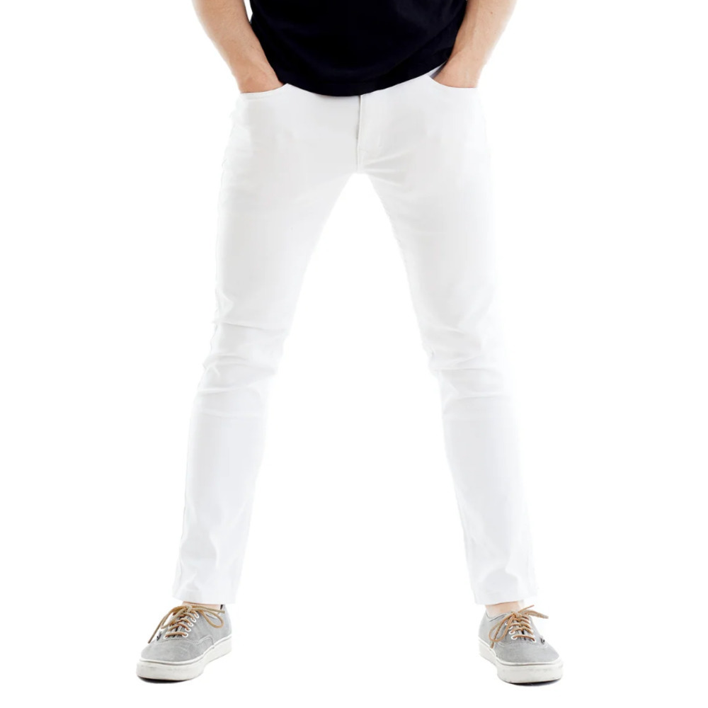 White Men's Skinny Jeans (NYC Perfect Jean)- Skinny Fit